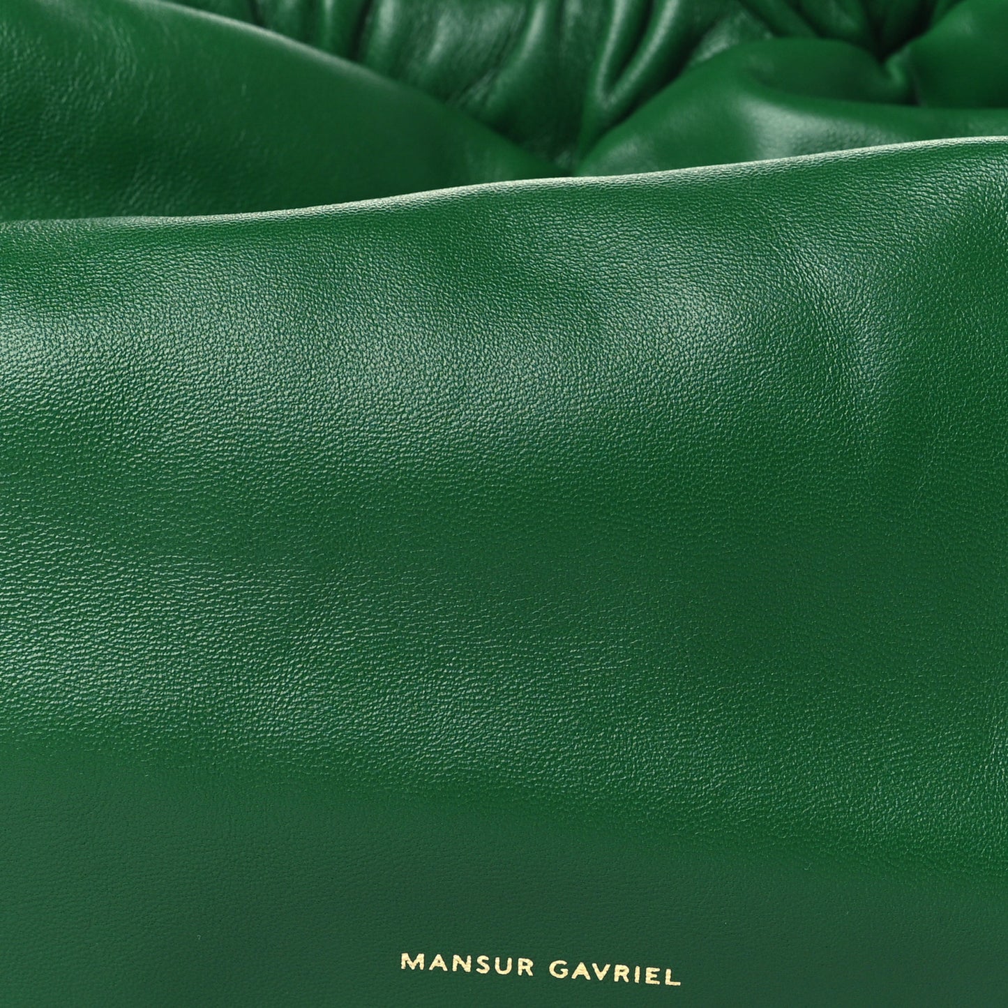 Lambskin Cloud Clutch Leaf