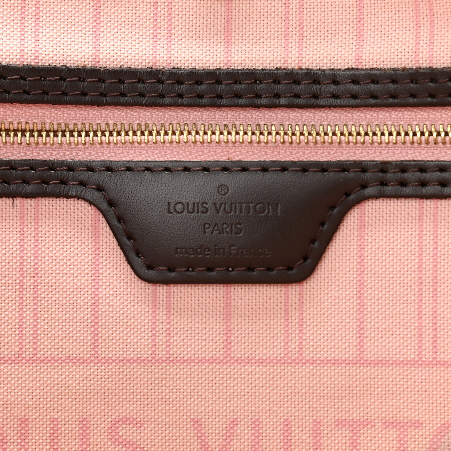 Louis Vuitton Damier Ebene Neo Neverfull MM Rose Ballerine 6 of 15