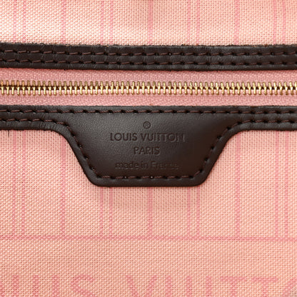 Louis Vuitton Damier Ebene Neo Neverfull MM Rose Ballerine 6 of 15