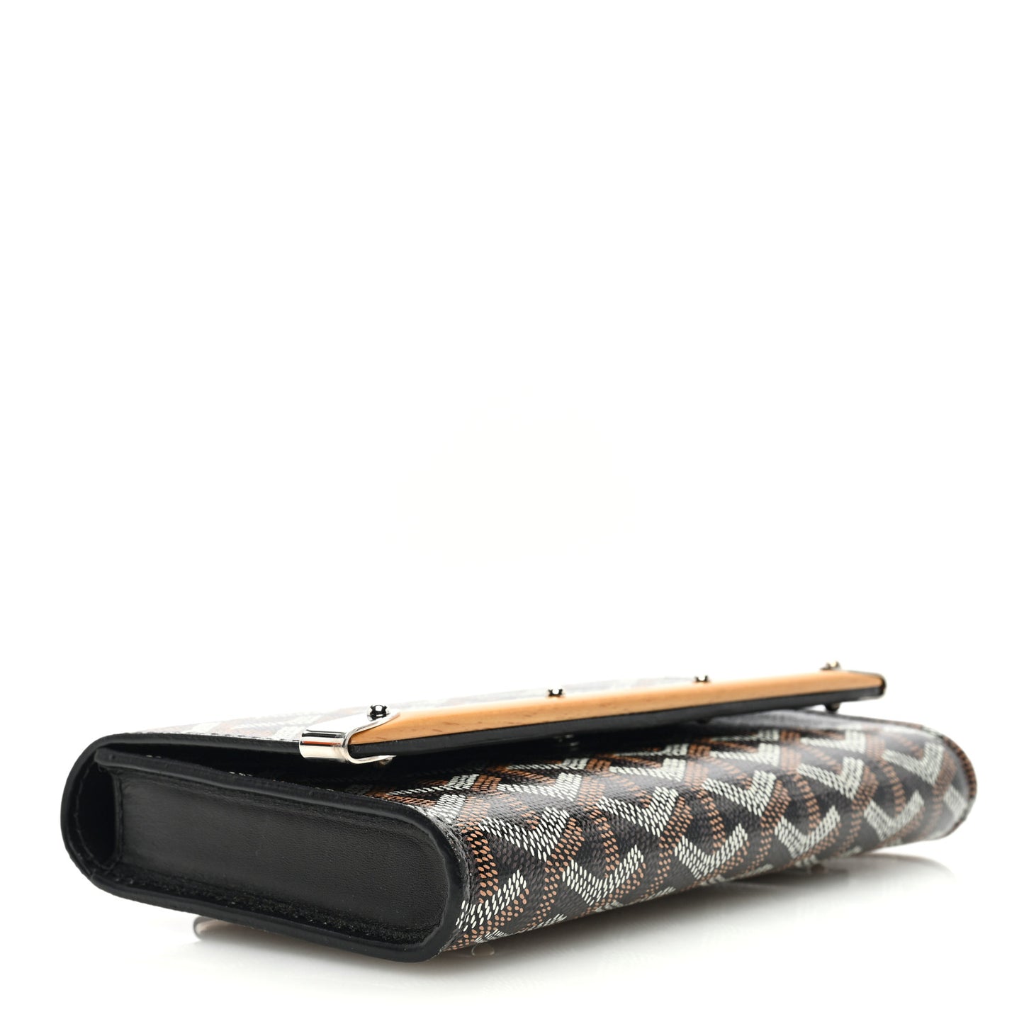Goyardine Monte Carlo Mini Phone Case Black