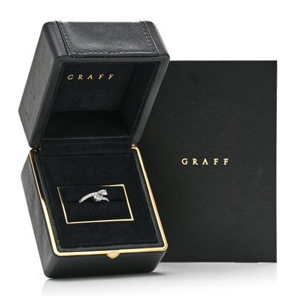 Graff 18K White Gold Diamond Duet Wraparound Ring 49 4.75 6 of 6
