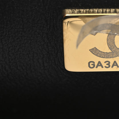 Chanel Lambskin Quilted Resin CC Mini Flap Bag Black White 7 of 11