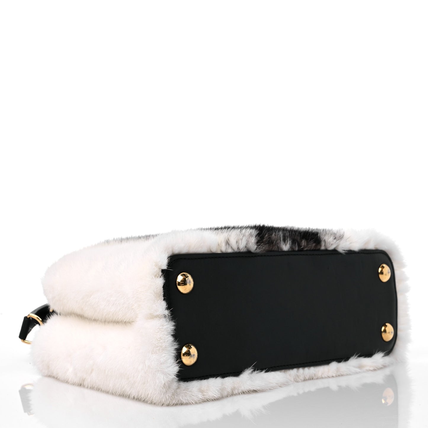 Mink Calfskin Goatskin Capucines BB White Snow Grey Black