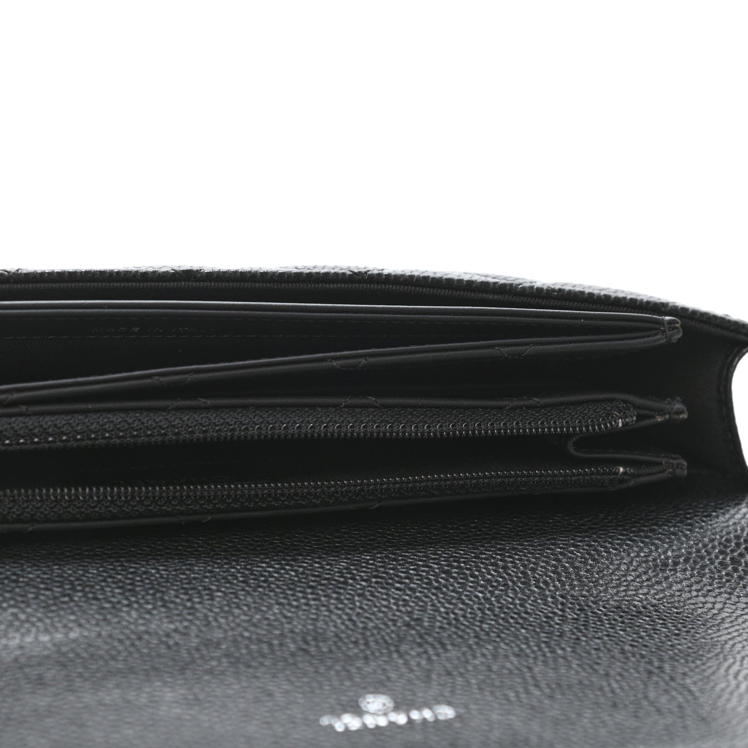 Chanel Caviar Quilted Travel Wallet Black 5 of 5