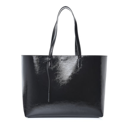 Saint Laurent Patent Calfskin Large Shopping Tote Black 1 of 7