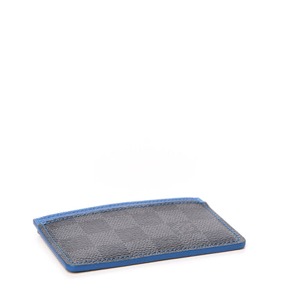 Louis Vuitton Damier Graphite Card Holder Blue 3 of 6