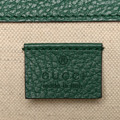 Gucci Pebbled Calfskin Small Dionysus Shoulder Bag Emerald 6 of 12
