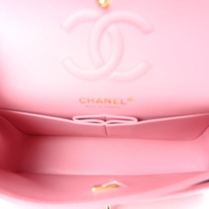 Chanel Lambskin Quilted Small Double Flap Pink 5 of 10