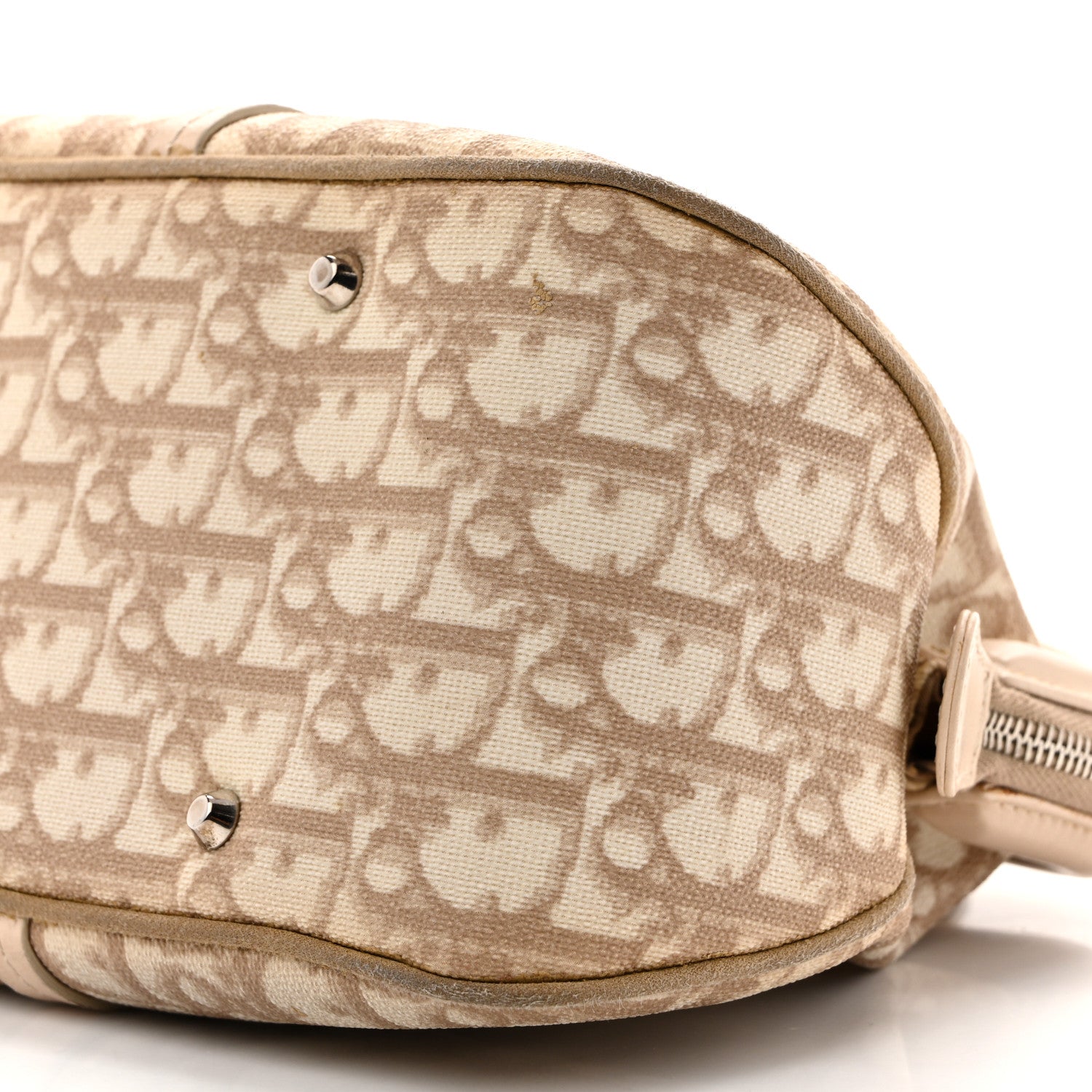 Christian Dior Monogram Trotter Romantique Zipped Tote Beige 10 of 16