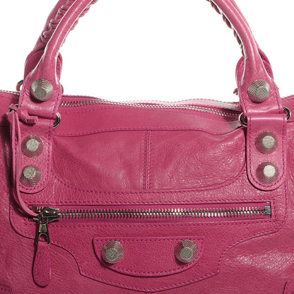 Balenciaga Agneau Giant 21 Silver Hardware Work Cyclamen Fucsia 10 of 11