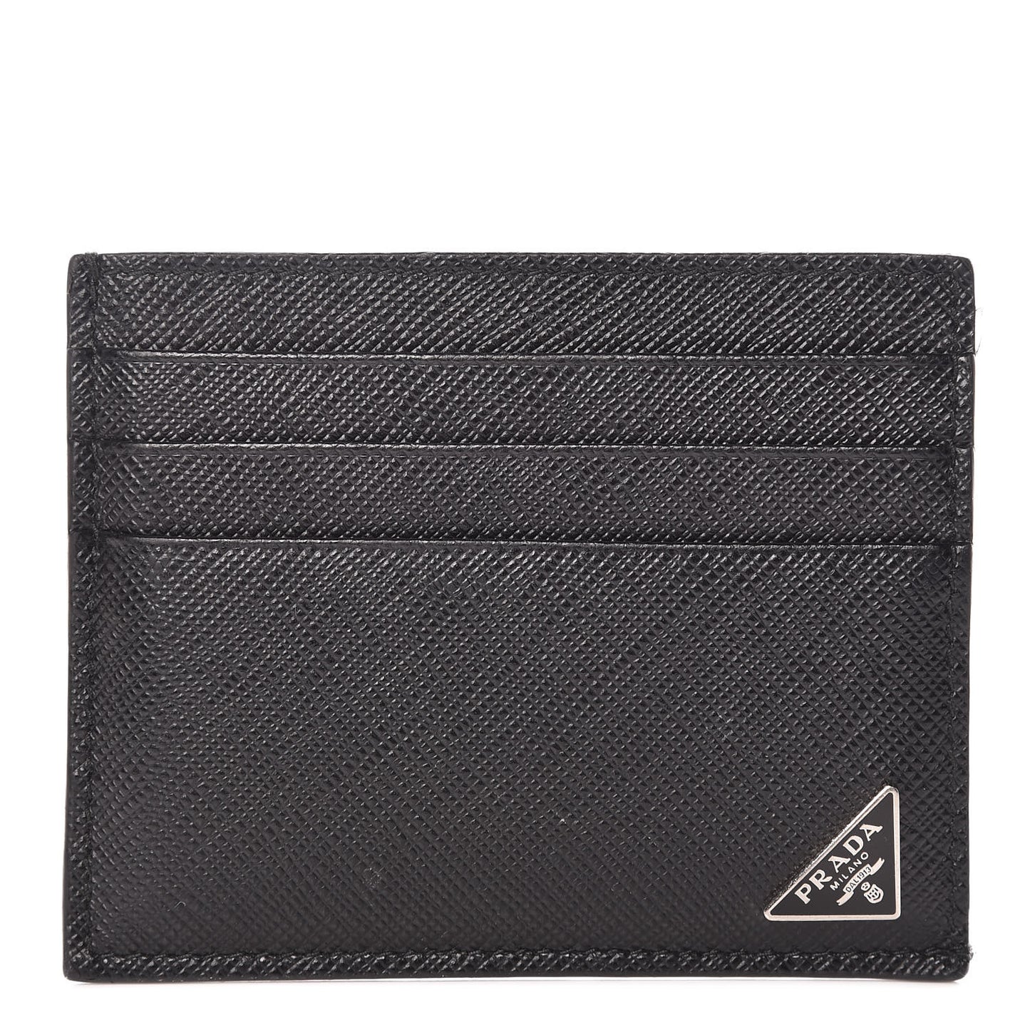 Saffiano Card Case Black