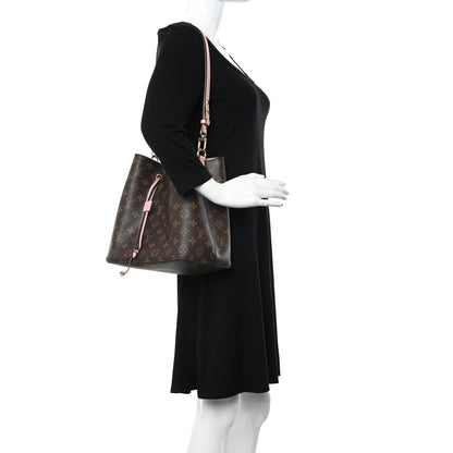 Louis Vuitton Monogram Neonoe MM Rose Poudre 2 of 8