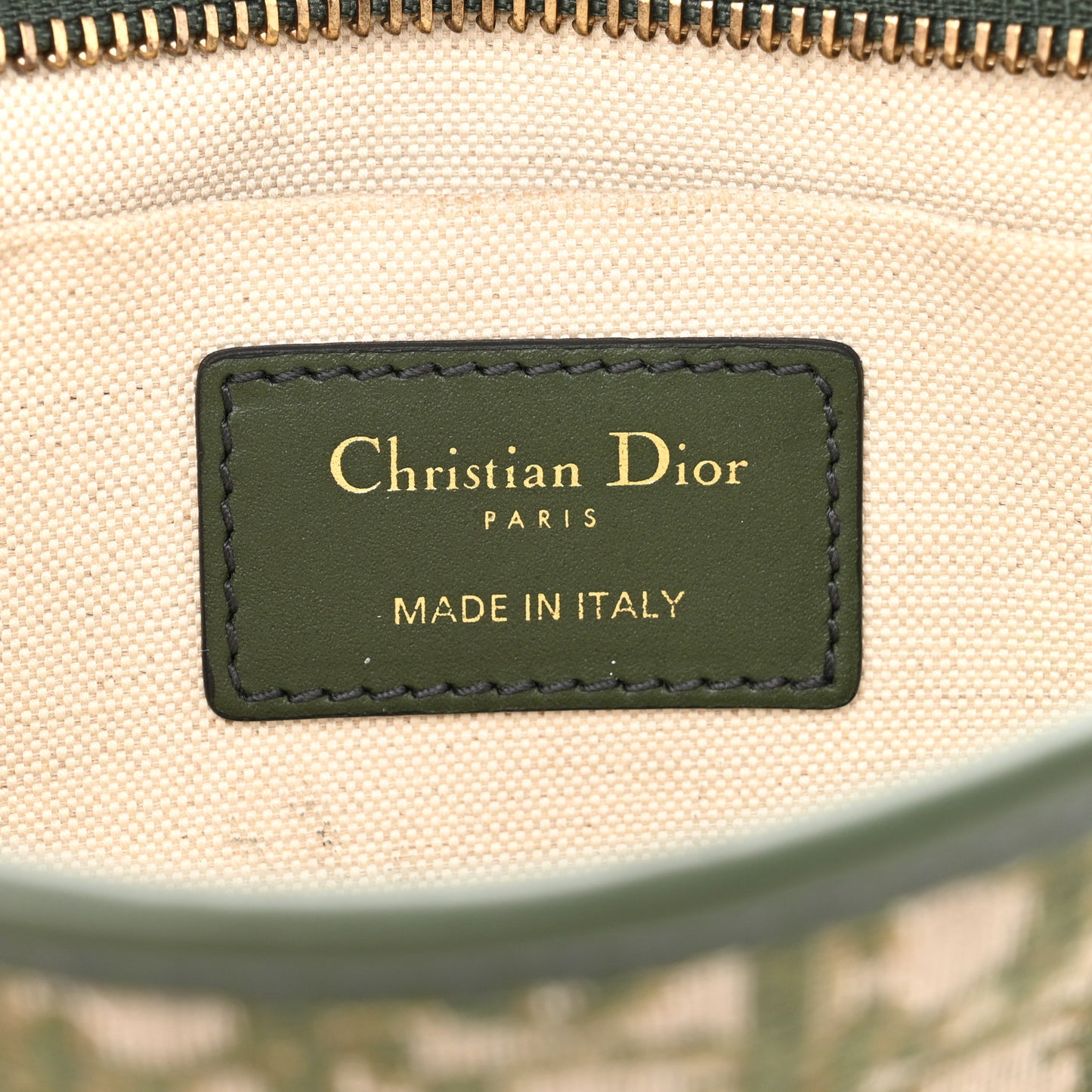 Oblique Diorquake Clutch Green