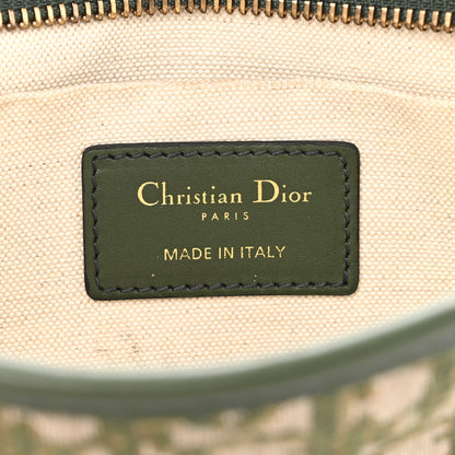 Christian Dior Oblique Diorquake Clutch Green 5 of 12