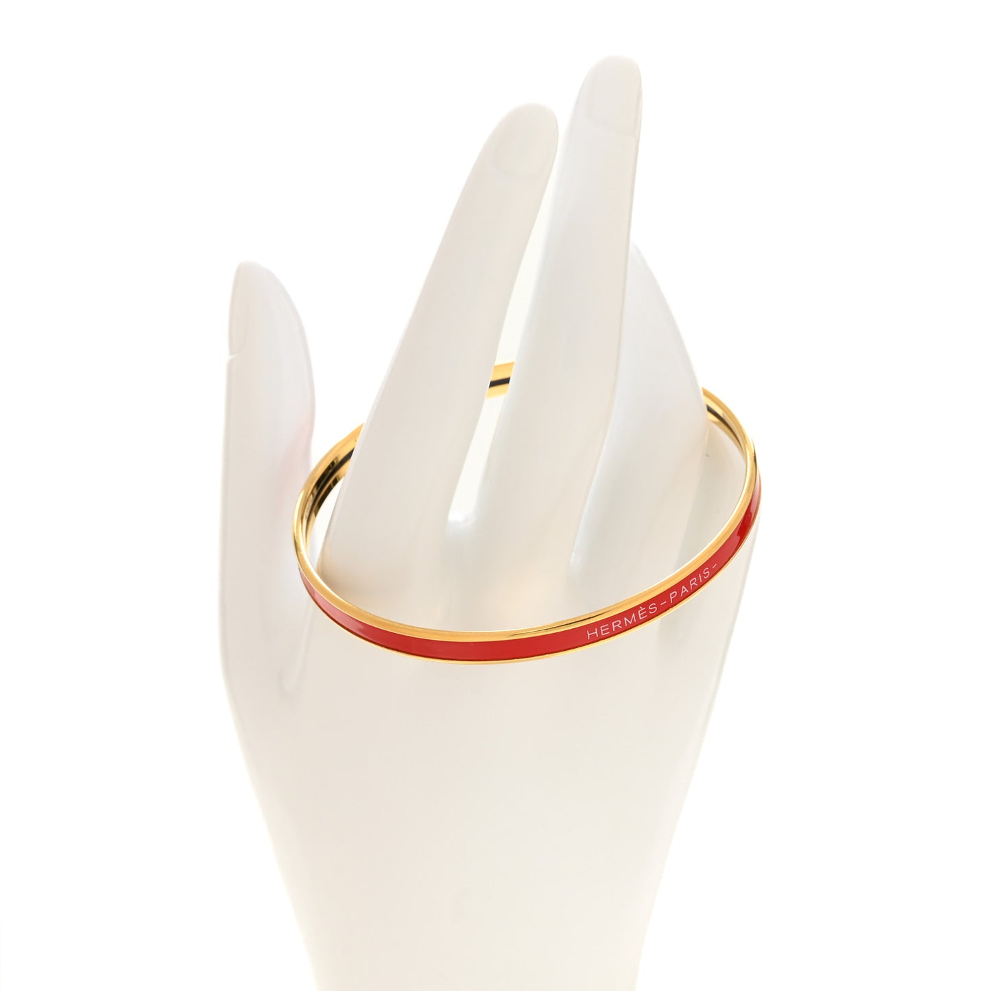 Enamel Extra Narrow Uni Bracelet 62  Rouge Jumping