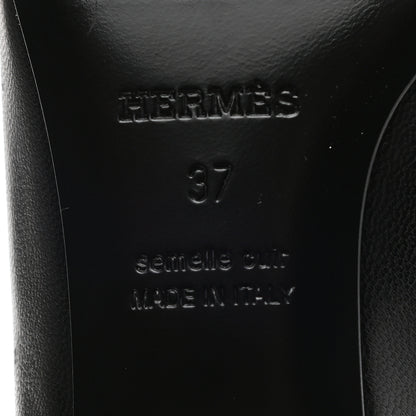 Hermes Goatskin Tuileries Mules 37 Black 6 of 13
