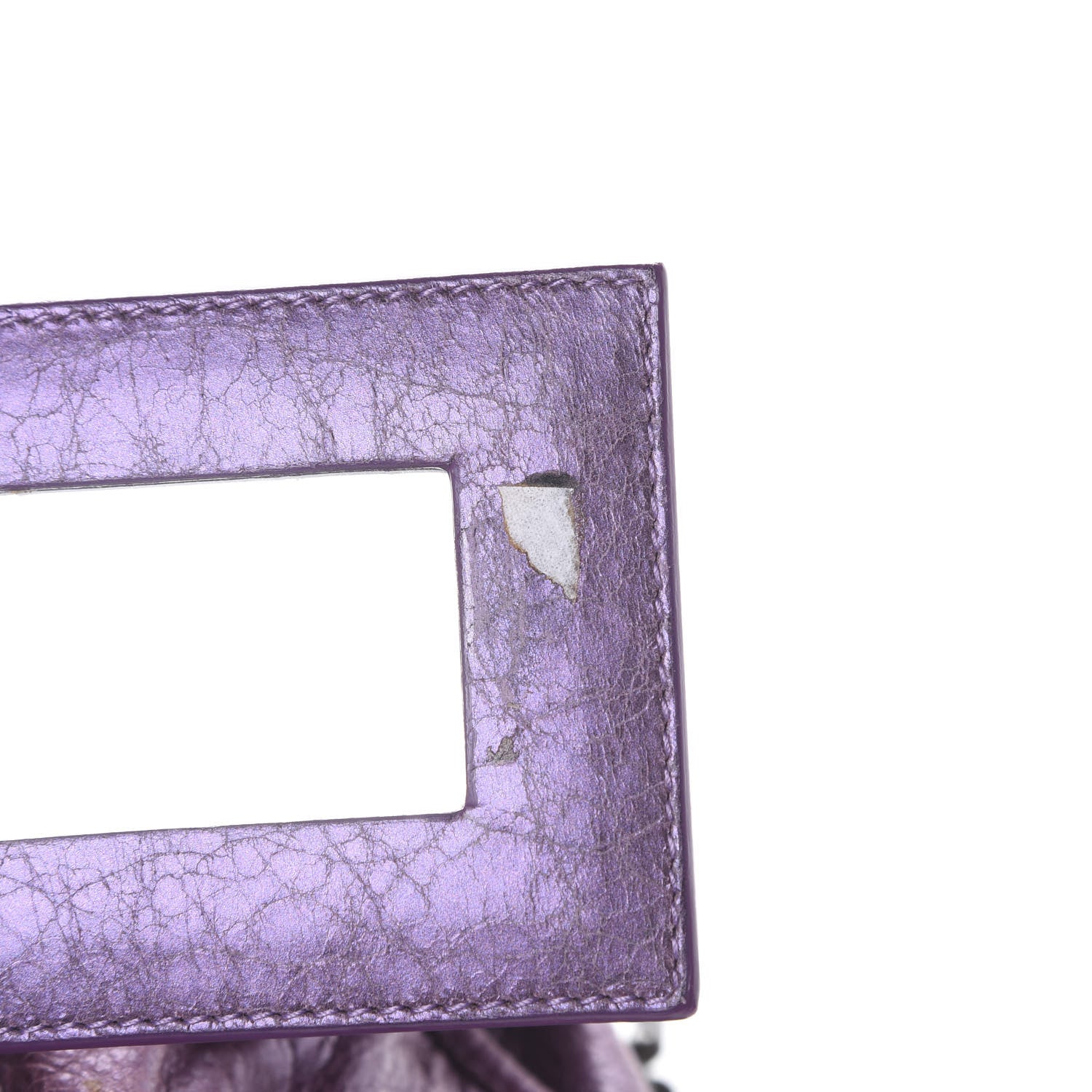 Balenciaga Agneau Classic Hardware City Metallic Purple 14 of 14