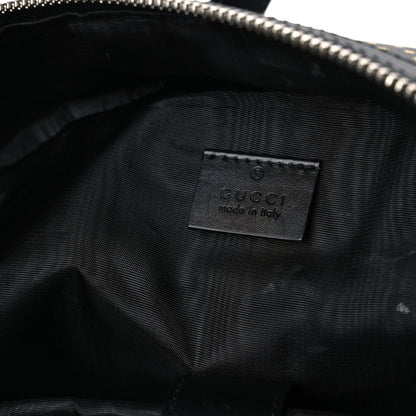 Gucci X SEGA Calfskin GUCCY Stars Dome Backpack Black Gold 6 of 10