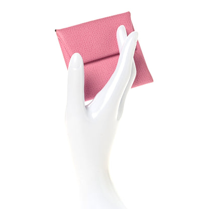 Hermes Epsom Bastia Coin Purse 5P Pink 2 of 7