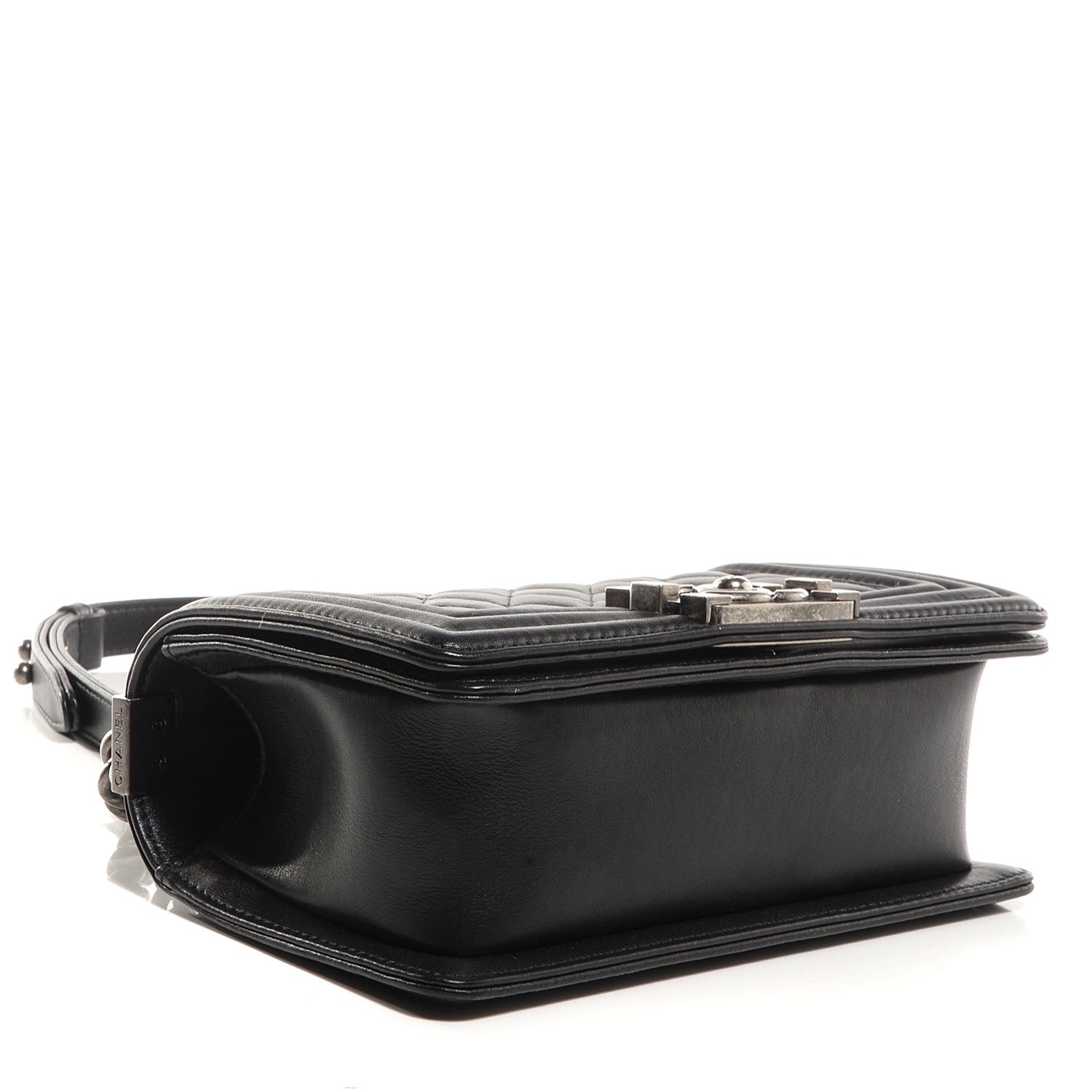 Chanel Lambskin Quilted Small Boy Flap Black 4 of 9