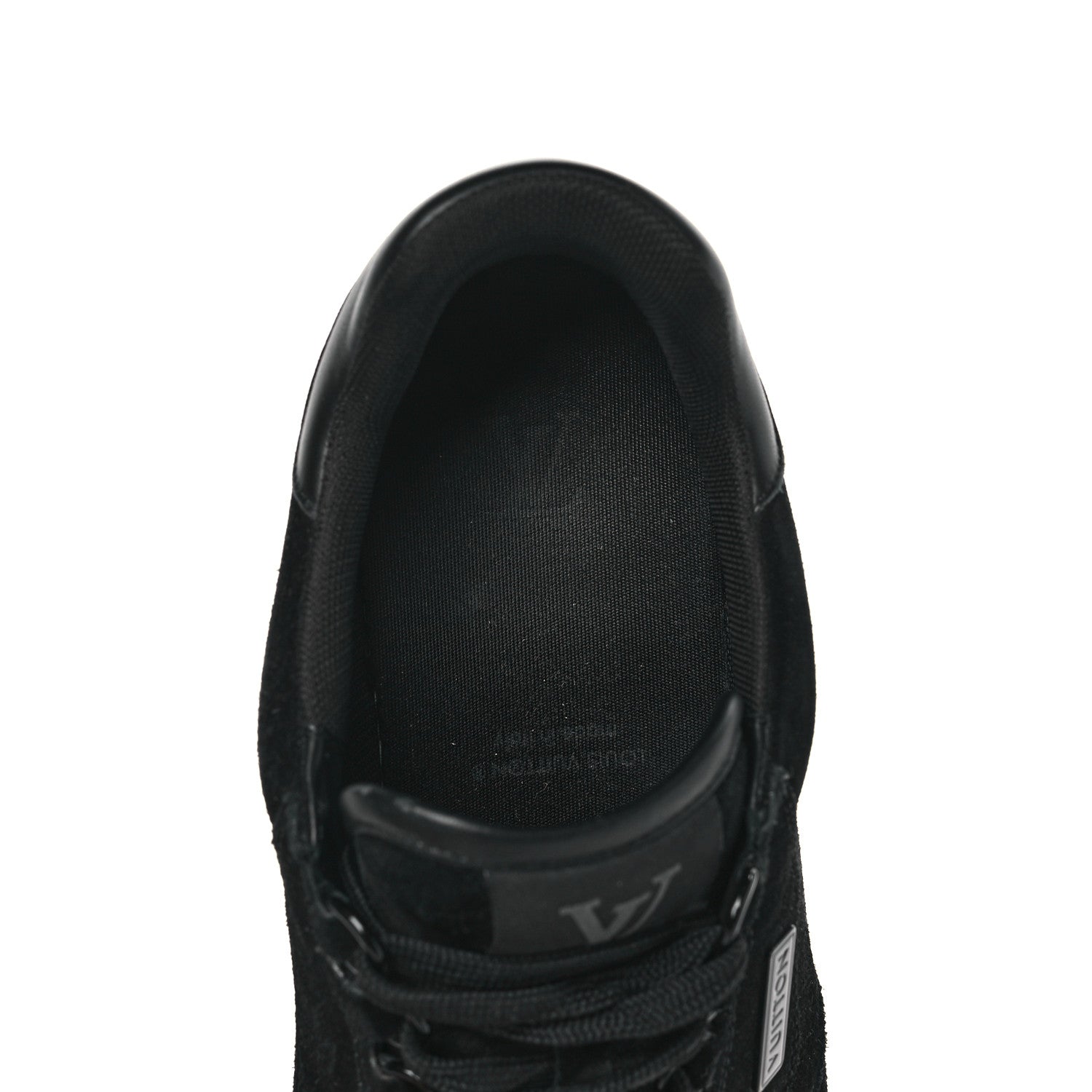 Louis Vuitton Suede Mens LV Trainer Sneakers 7.5 Black 6 of 7