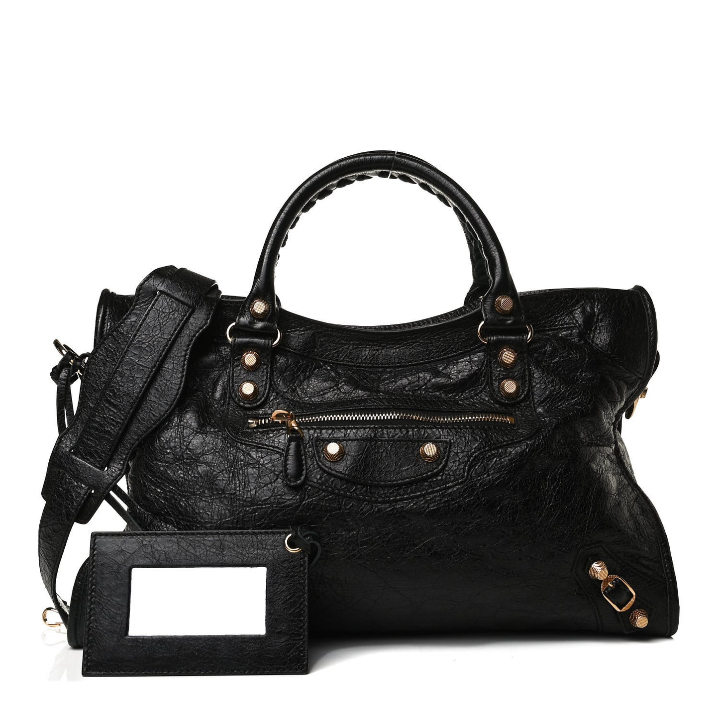 Agneau Giant 12 Gold Hardware City Black