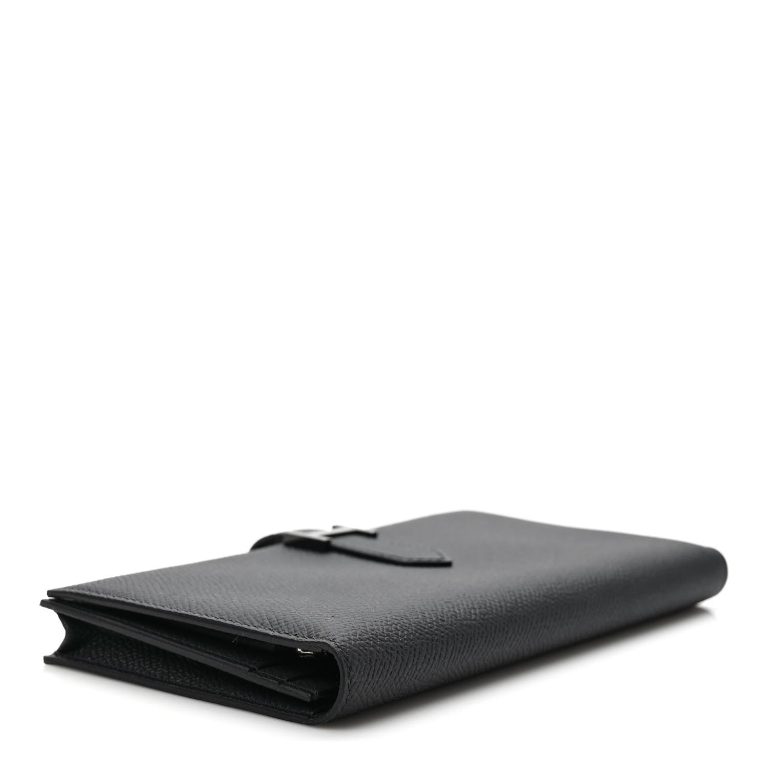 Hermes Epsom Monochrome Bearn Gusset Wallet Black 4 of 7