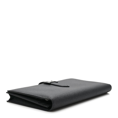 Hermes Epsom Monochrome Bearn Gusset Wallet Black 4 of 7