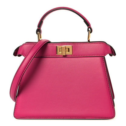 Fendi Shiny Nappa Petite Peekaboo I SEE U Satchel Ciclamino Pilar 1 of 10