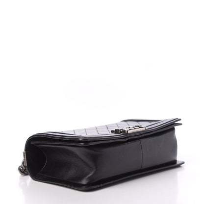Chanel Lambskin Quilted Medium Boy Flap Black 5 of 11