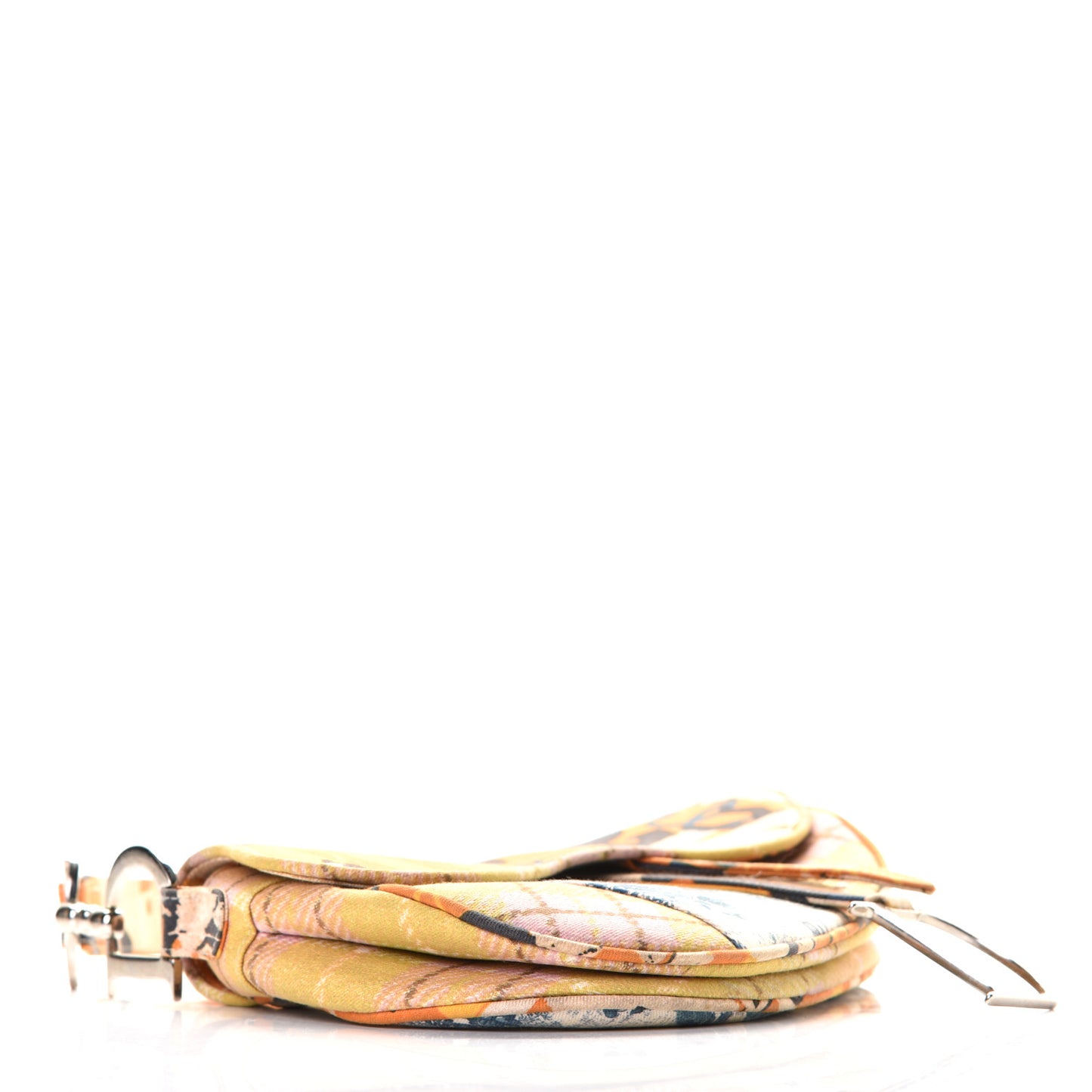 Canvas Print Saddle Bag Multicolor