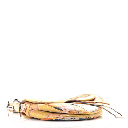 Christian Dior Canvas Print Saddle Bag Multicolor 3 of 5