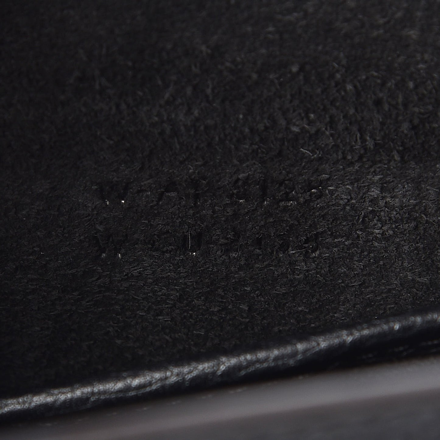 Drummed Calfskin Nano Luggage Black