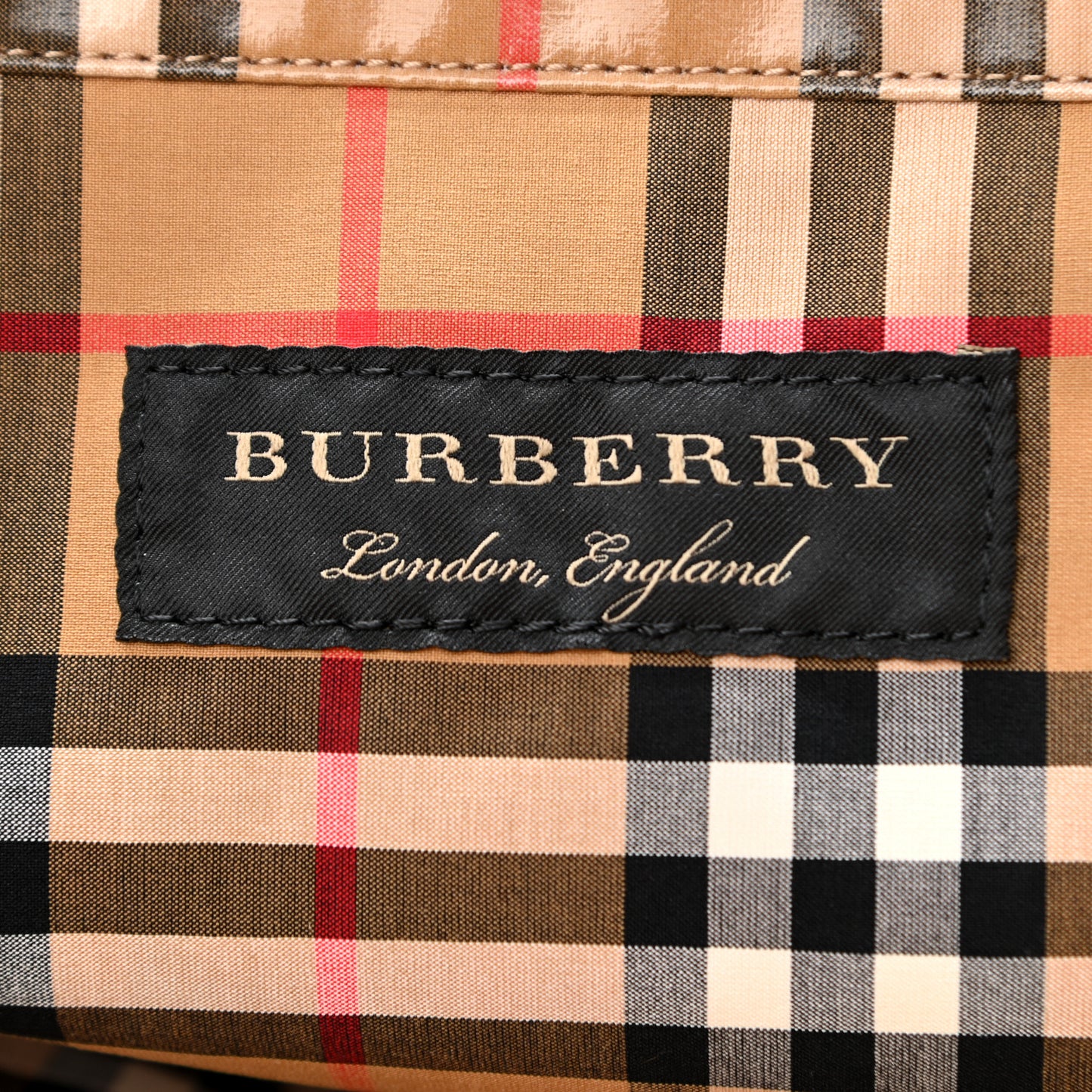 Coated Canvas Vintage Check Shopper Tote