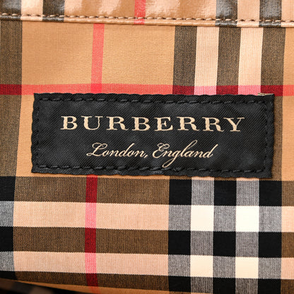 Burberry Coated Canvas Vintage Check Shopper Tote 6 of 11
