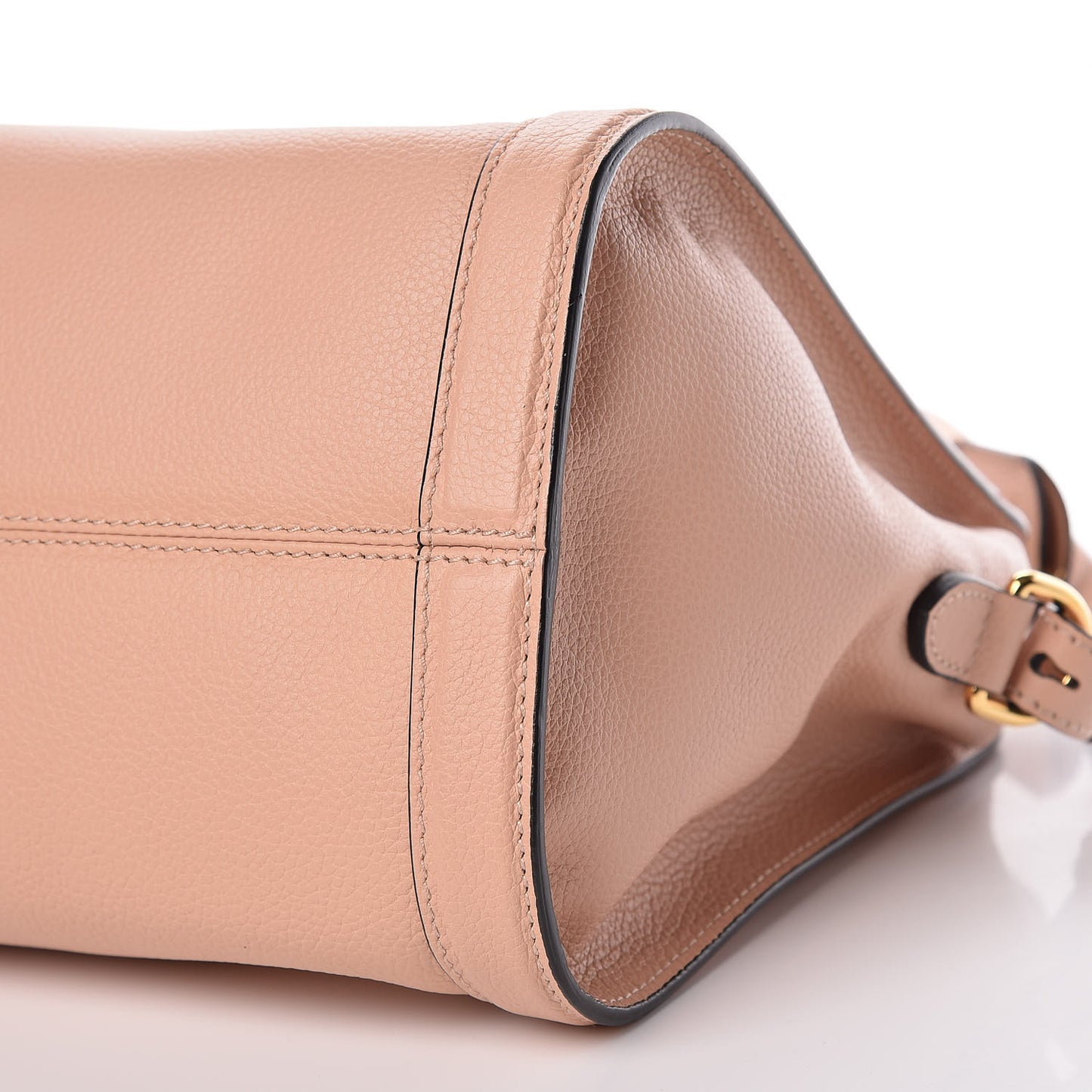 Pebbled Calfskin Small Skull Padlock Zip Around Tote Boudoir