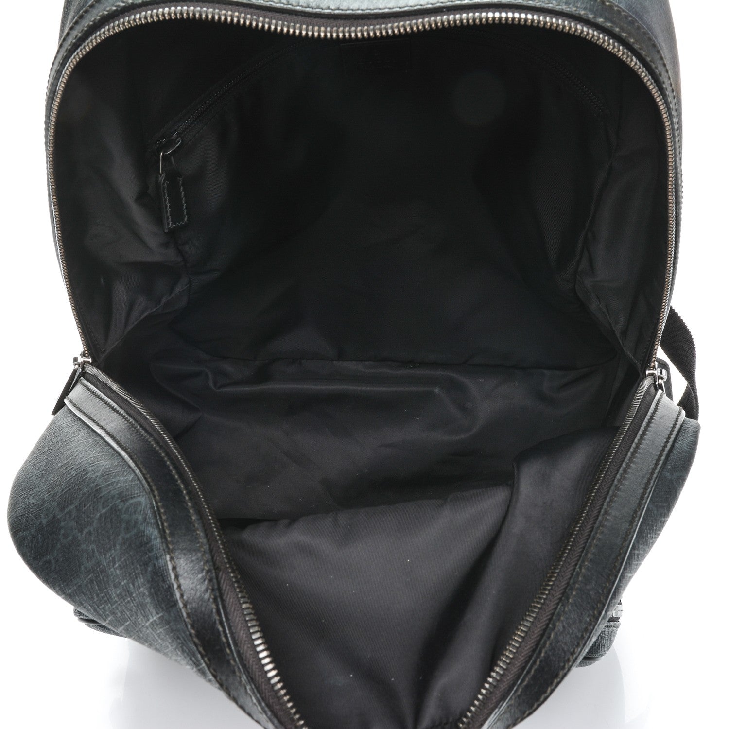 Gucci GG Supreme Monogram Medium Day Backpack Grey Black 13 of 13