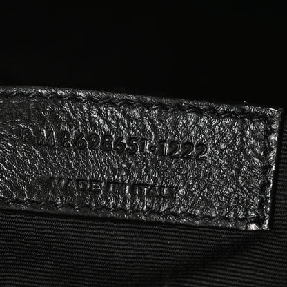 Saint Laurent Lambskin Quilted Maxi Icare Shopping Tote Black 7 of 10