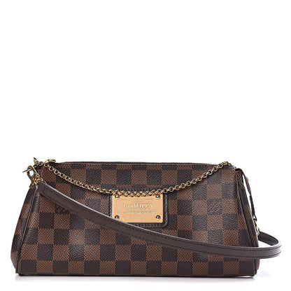Louis Vuitton Damier Ebene Eva Clutch 1 of 10