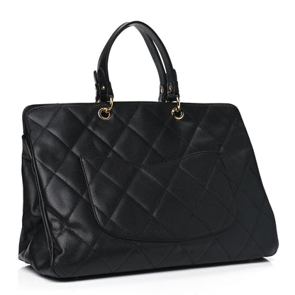 Chanel Soft Caviar Quilted CC Timeless Tote Black 2 of 5