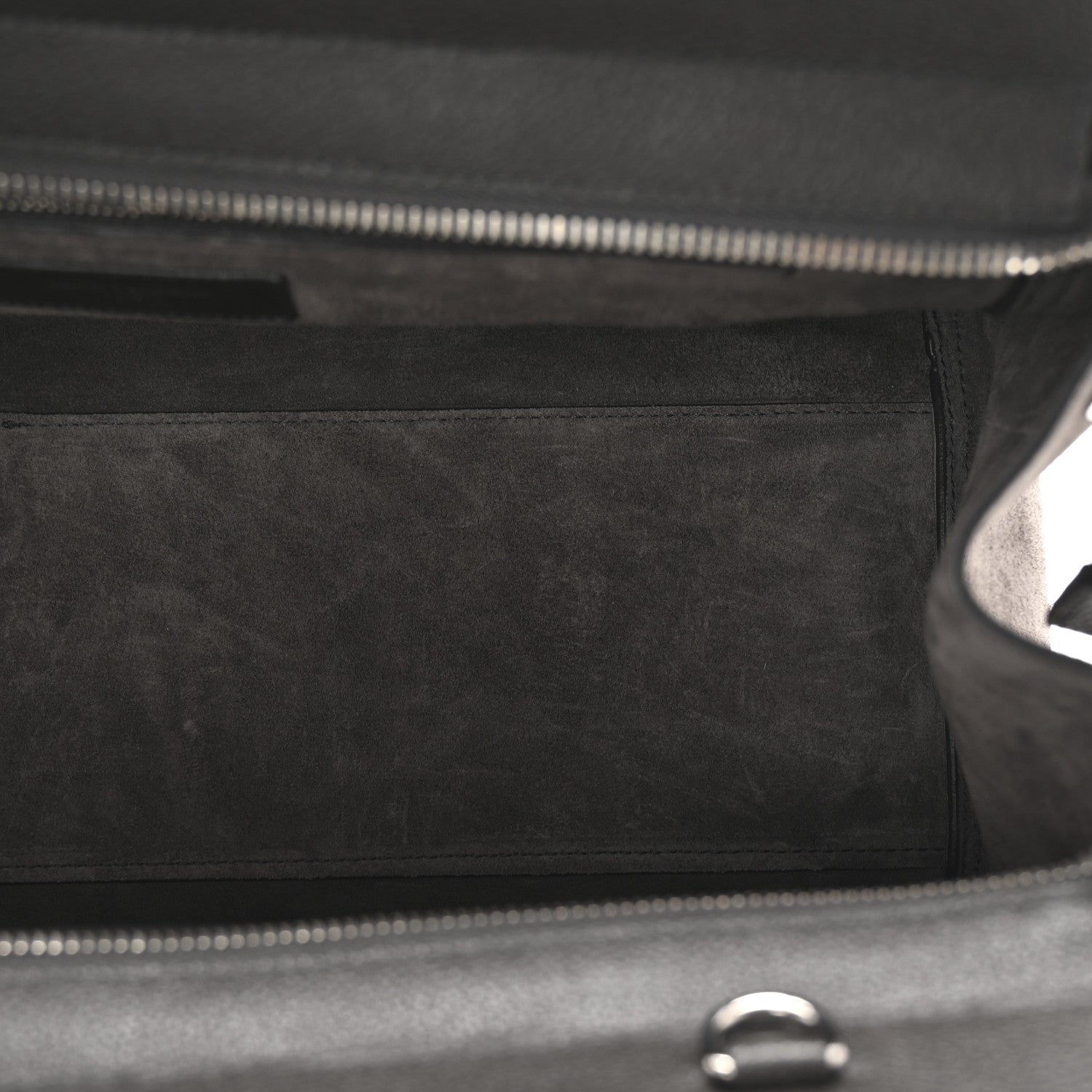 Saint Laurent Grained Calfskin Small Cabas Rive Gauche Dark Anthracite 5 of 10
