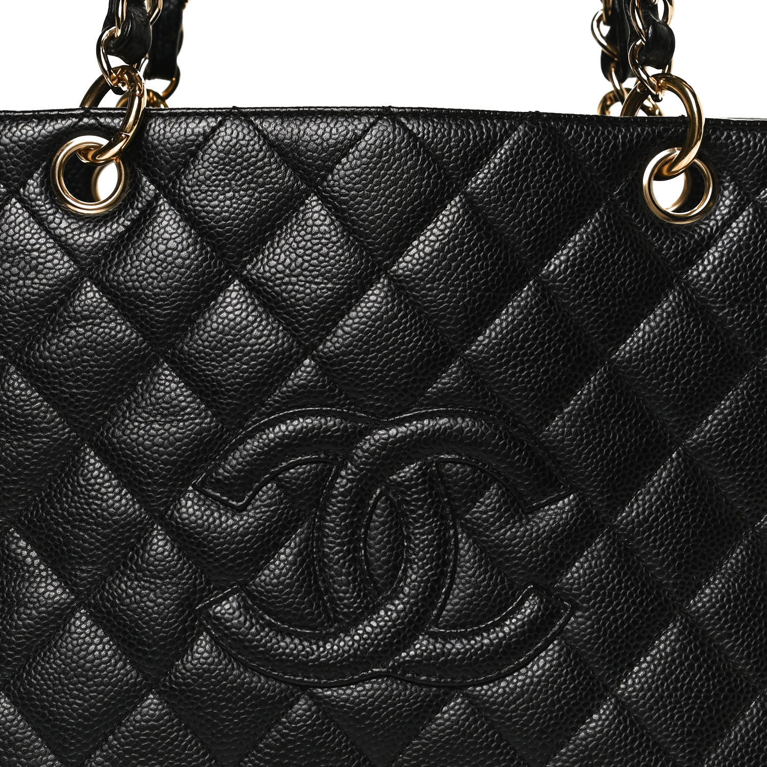 Chanel Caviar Quilted Petit Timeless Tote PTT Black 8 of 10