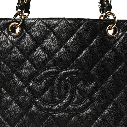 Chanel Caviar Quilted Petit Timeless Tote PTT Black 8 of 10
