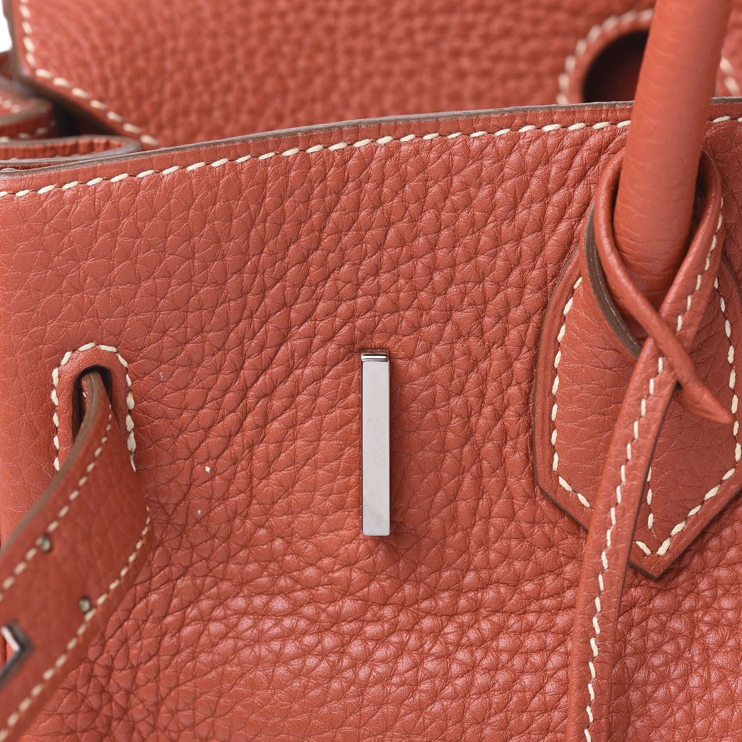 Hermes Taurillon Clemence Birkin 30 Sanguine 18 of 30