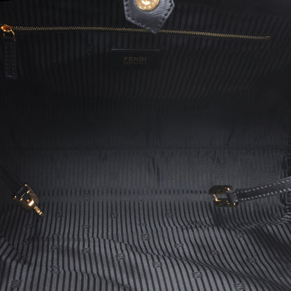 Fendi Vitello Elite Large 2Jours Tote Black 5 of 9