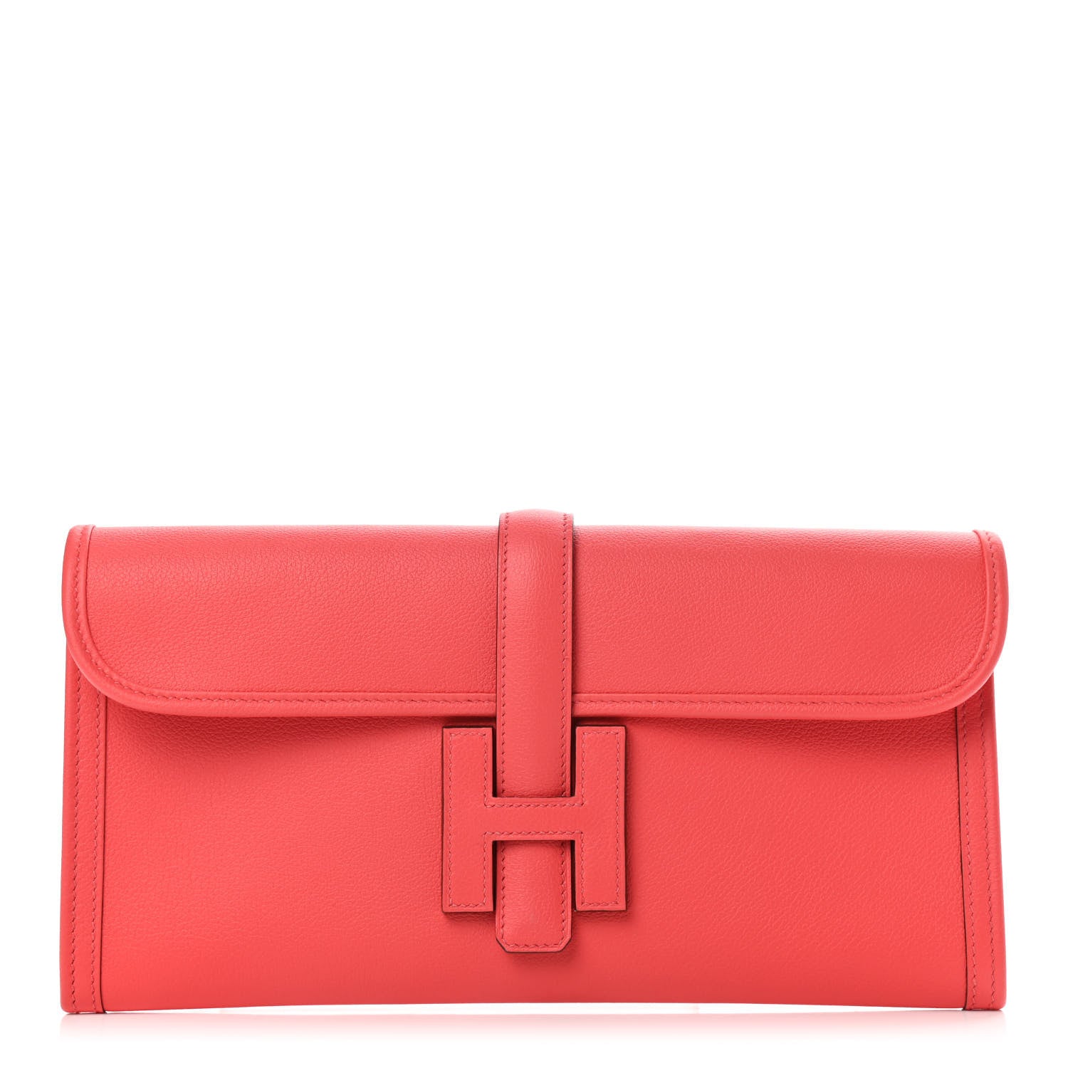Hermes Evercolor Jige Elan 29 Clutch Rose Texas 1 of 8