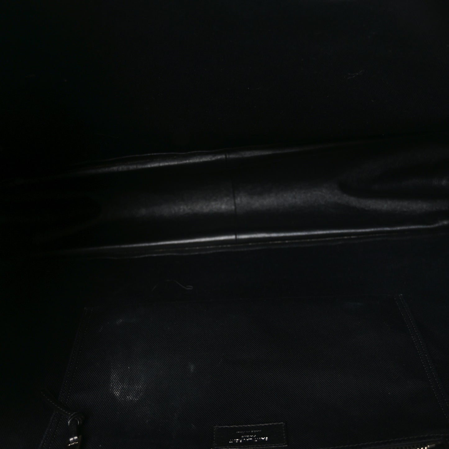 Vitello Rive Gauche Large Tote Black