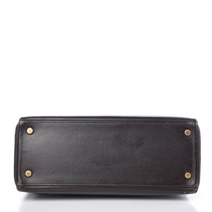 Hermes Box Kelly Retourne 28 Chocolate 5 of 45