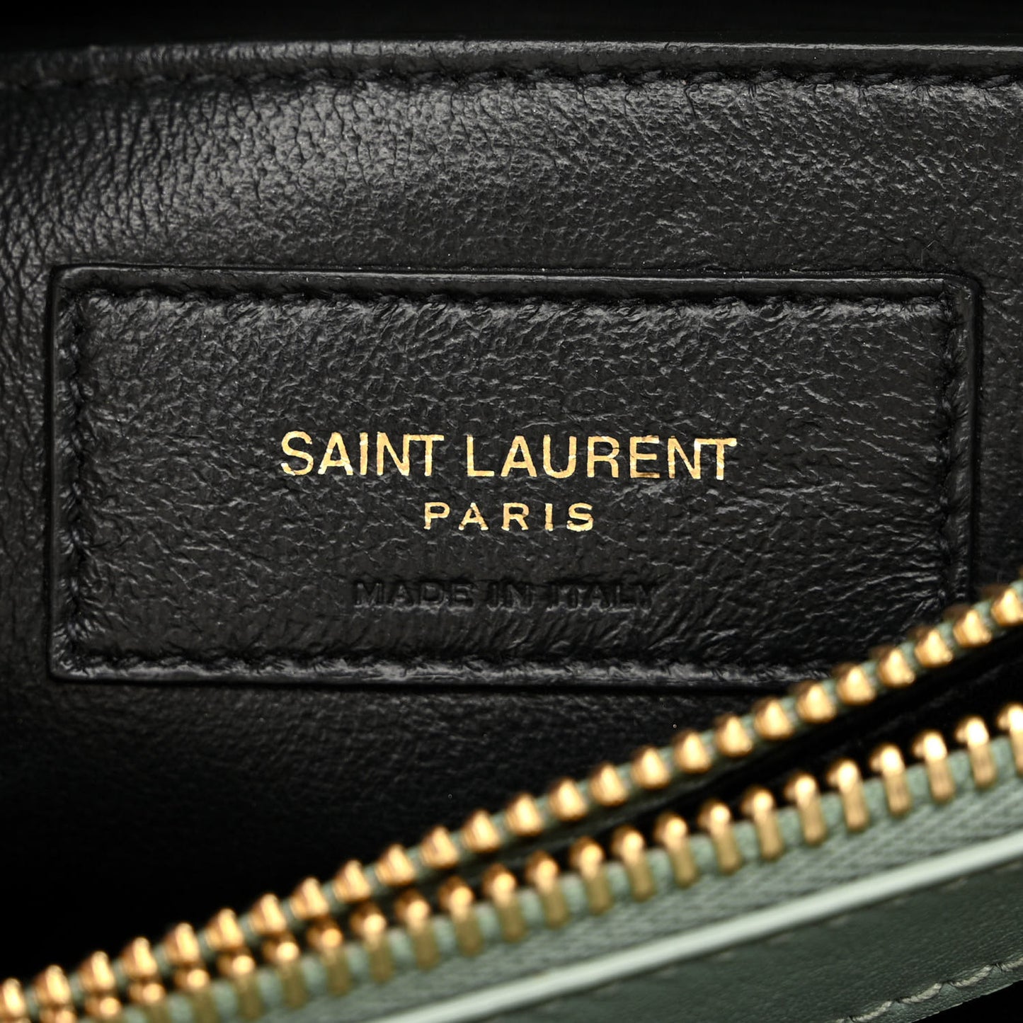 Suede Calfskin Y Quilted Monogram Small Loulou Chain Satchel Vert Opaline