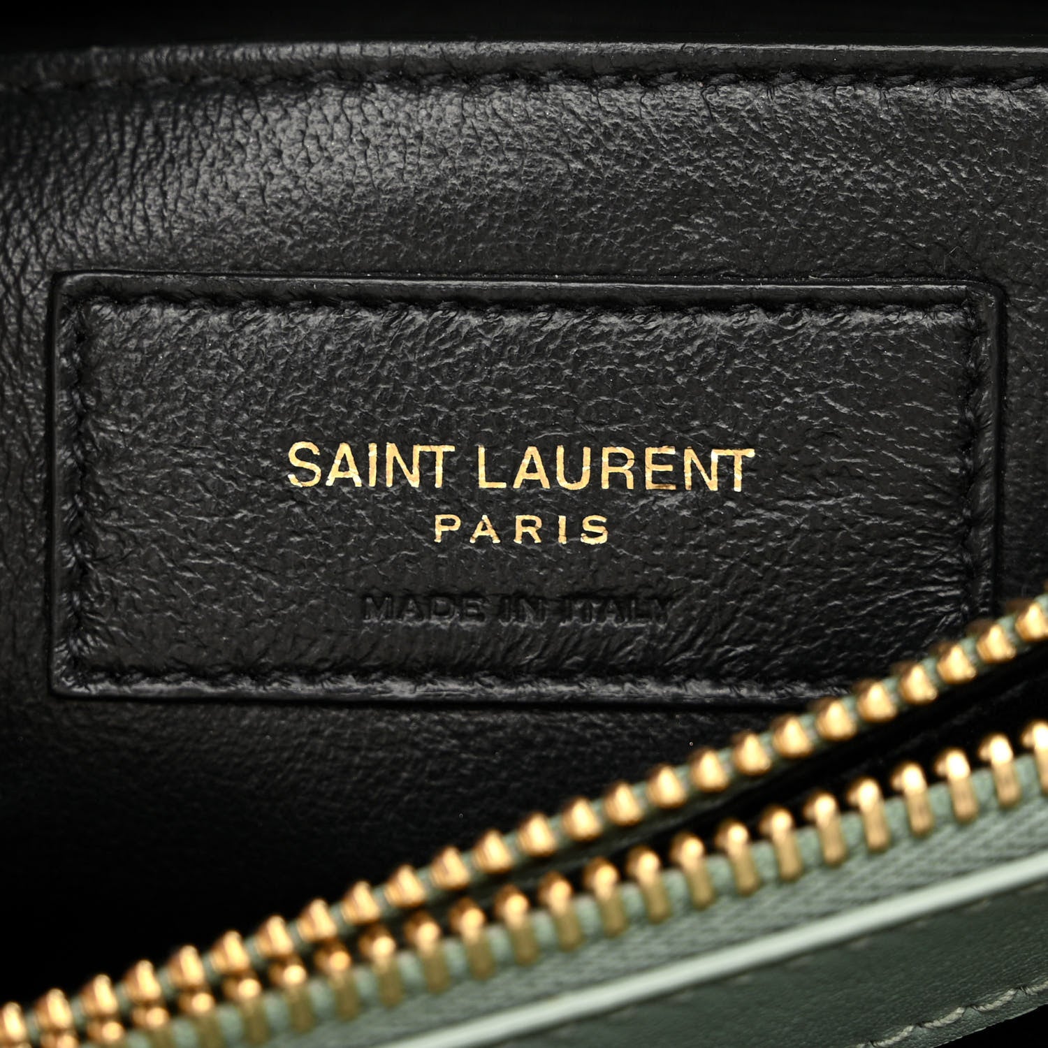 Saint Laurent Suede Calfskin Y Quilted Monogram Small Loulou Chain Satchel Vert Opaline 6 of 10